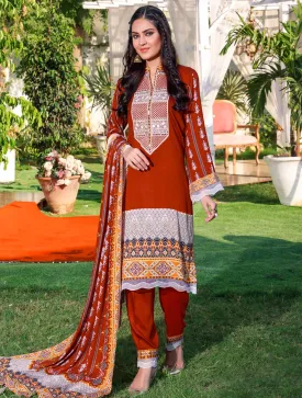 3 Piece Unstitched Suit KTE-1560