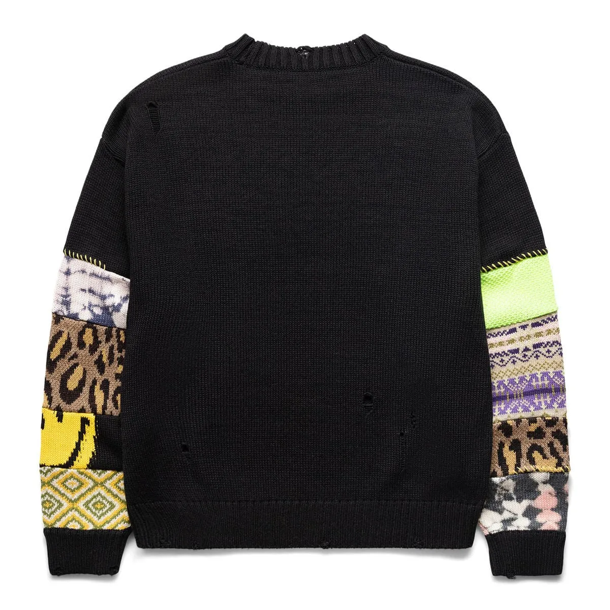 5G COTTON KNIT HIPPIE SLEEVE CREW SWEATER