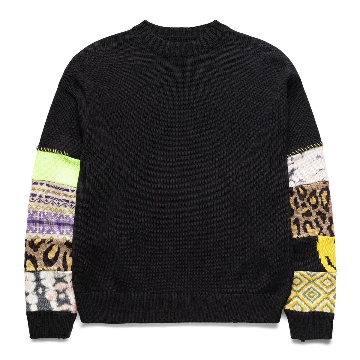 5G COTTON KNIT HIPPIE SLEEVE CREW SWEATER