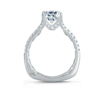 A. JAFFE Diamond Engagement Ring