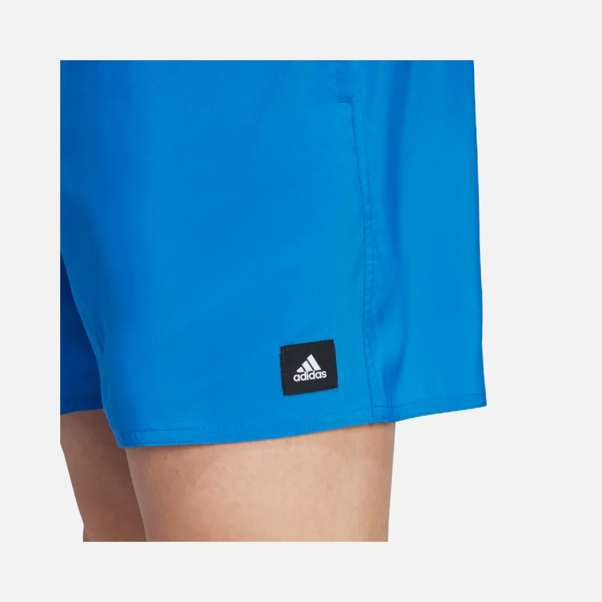 Adidas Solid CLX Short Length Men's Swim Shorts -Bright Royal / Lucid Lemon