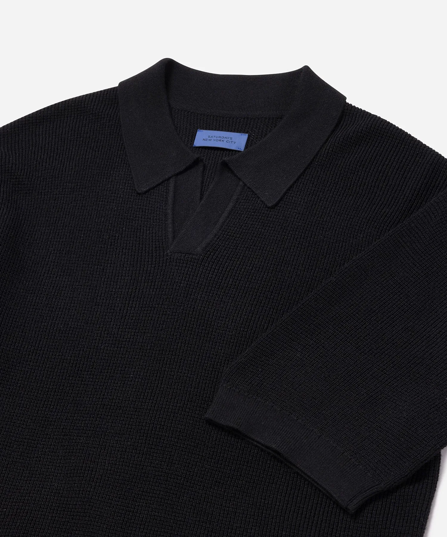 Alex Merino Wool Open Placket Polo