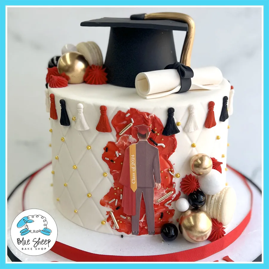 Ali's Custom Graduation Cake