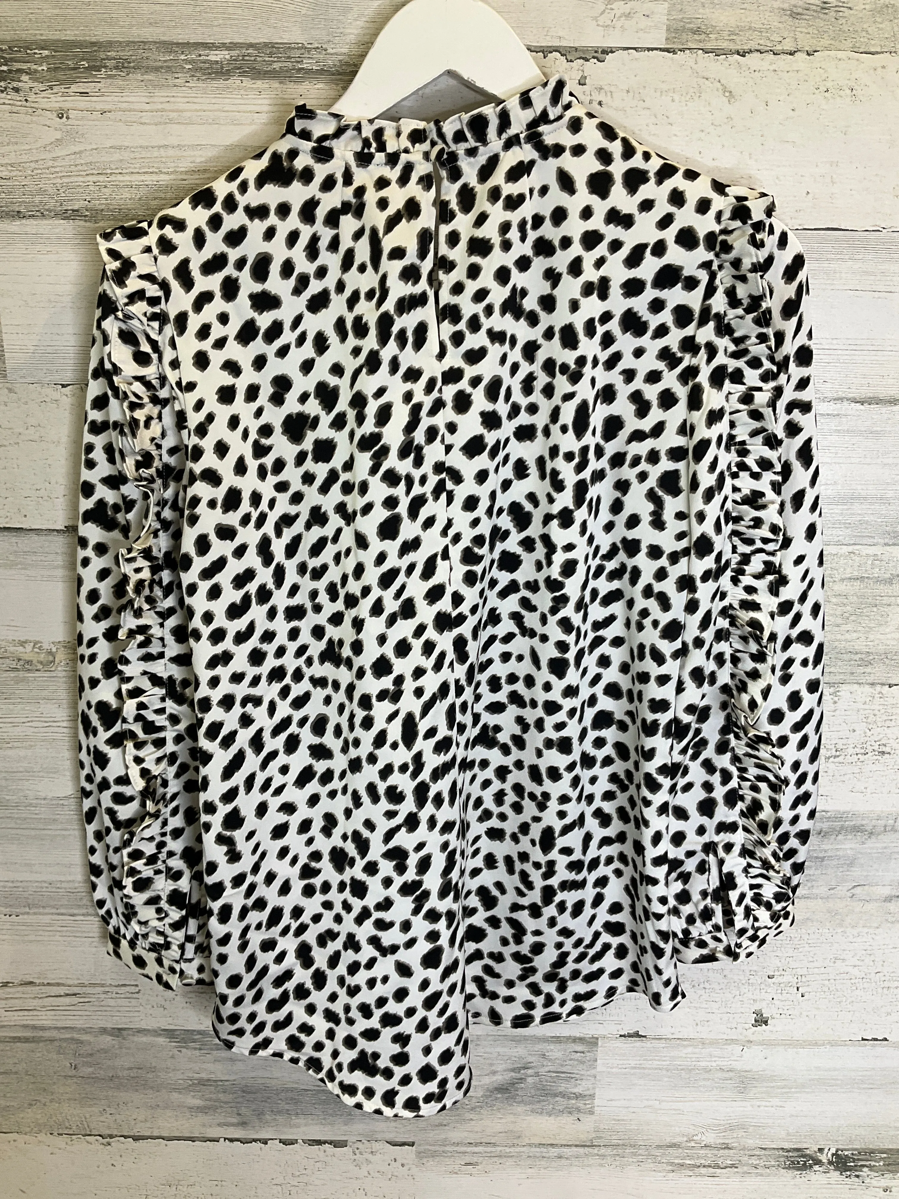 Animal Print Top Long Sleeve Clothes Mentor, Size Xs