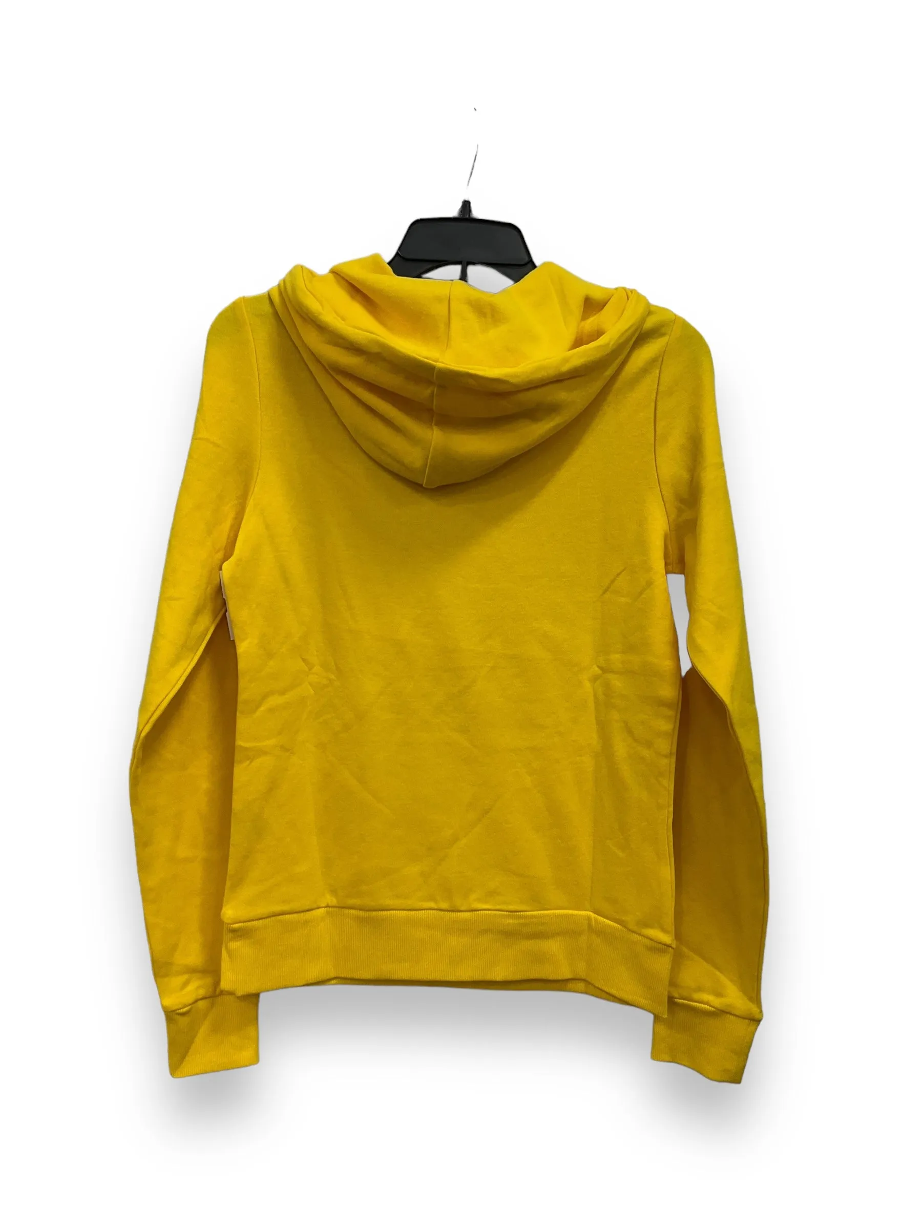 Athletic Top Long Sleeve Hoodie By Clothes Mentor In Yellow, Size: S