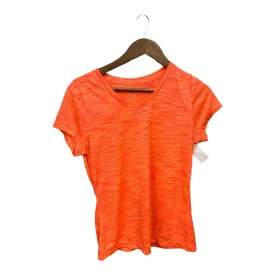 Athletic Top Short Sleeve By Clothes Mentor In Orange, Size: M