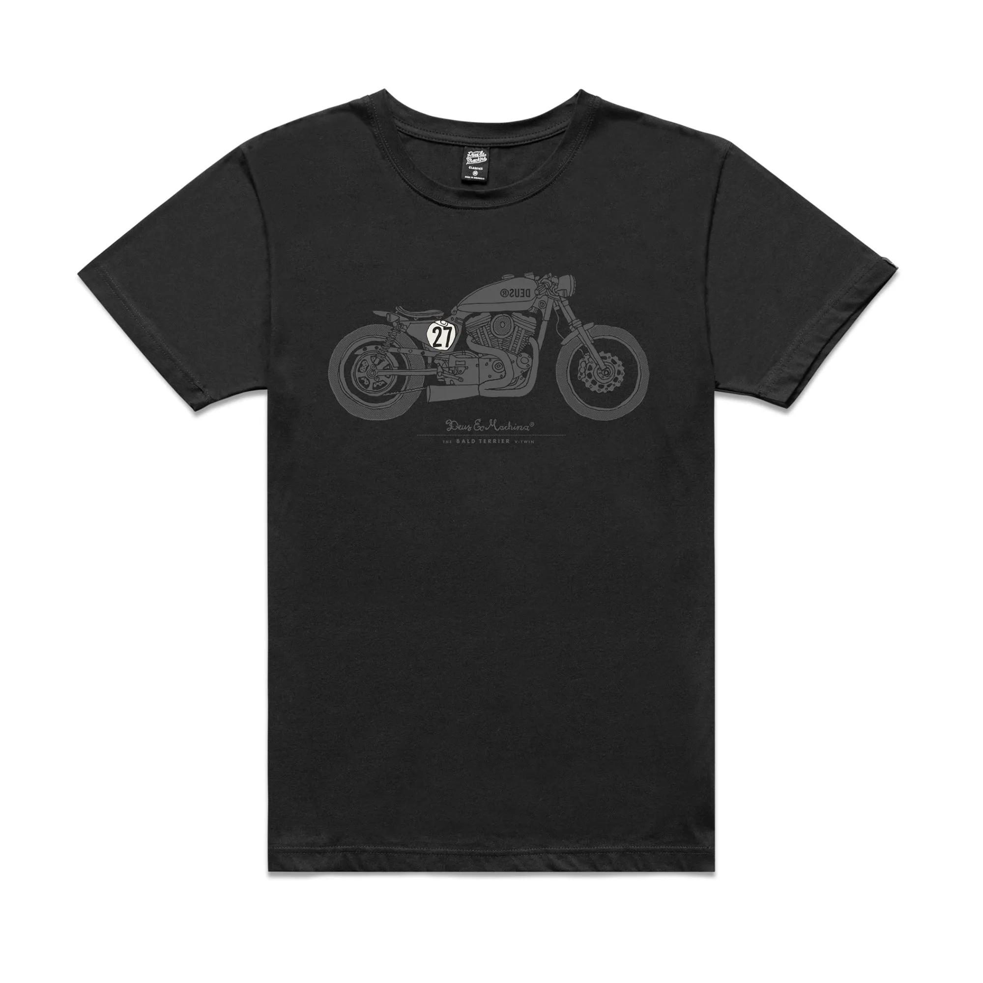 BALD TERRIER V TWIN OG - BLACK