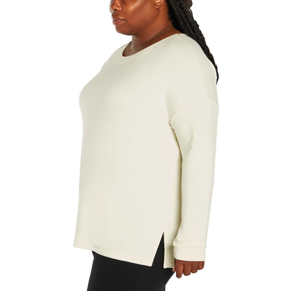 Banana Republic Women's Soft French Terry Relaxed Fit Crewneck Top