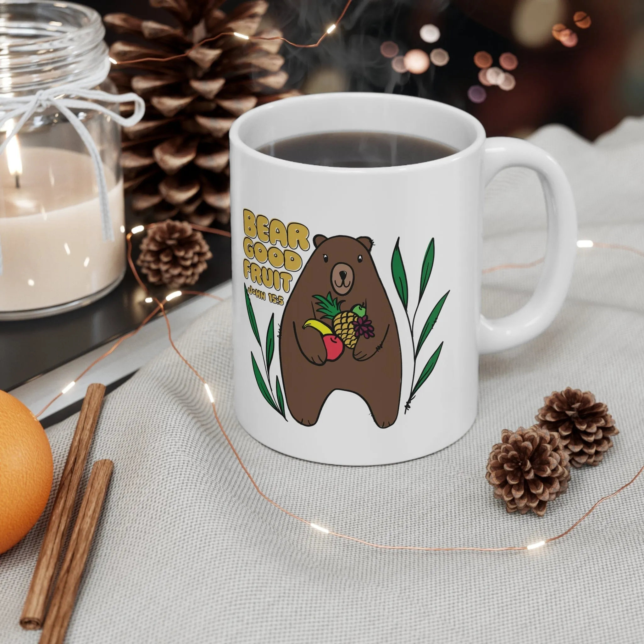 Bear Good Fruit 11oz Mug