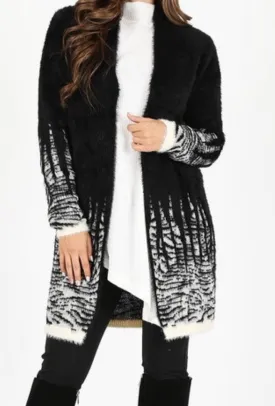 Black & White Cardigan - One Size