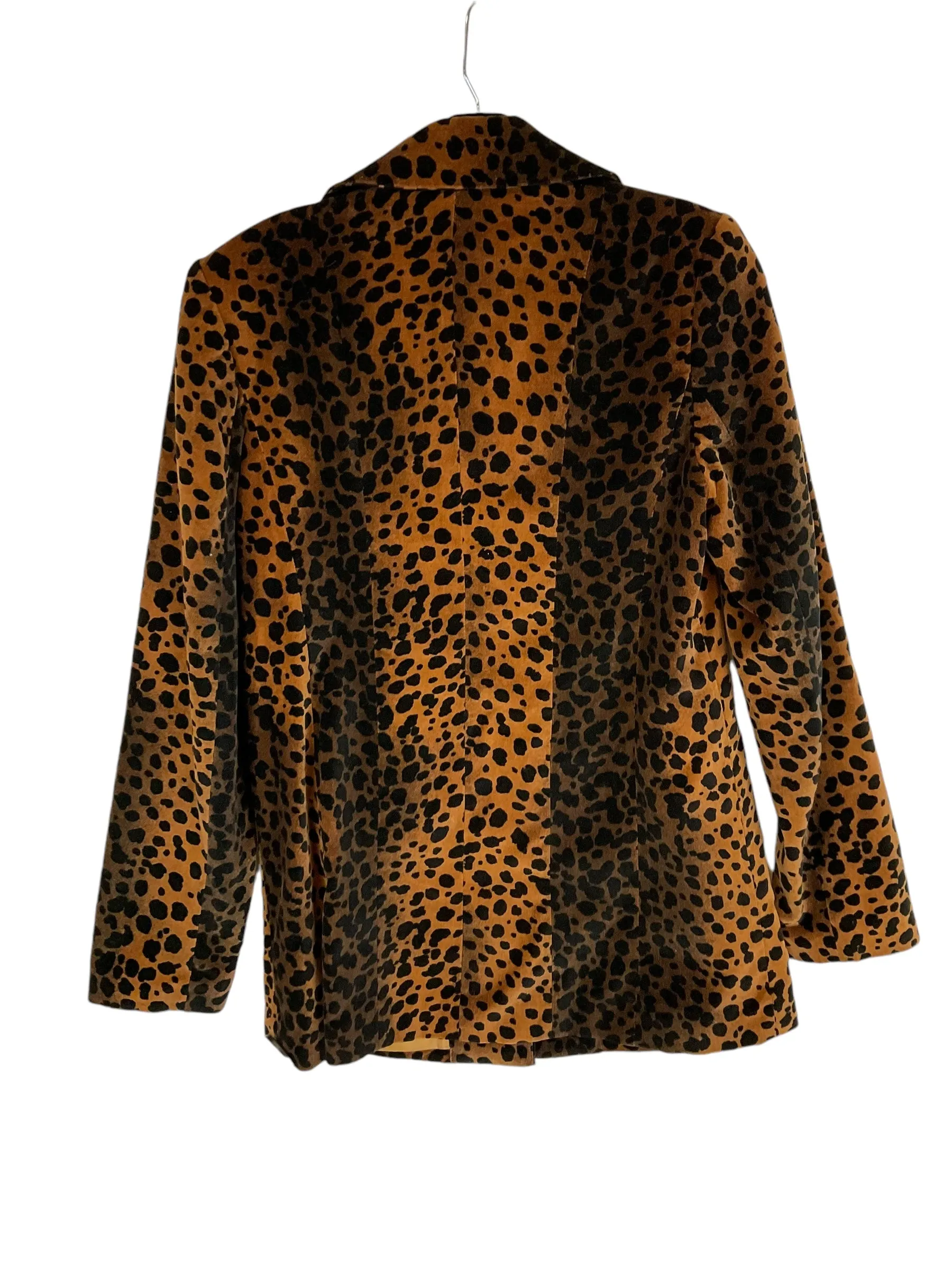 Blazer By Clothes Mentor In Animal Print, Size: 6