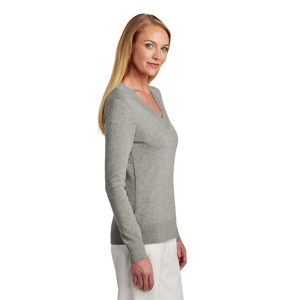 Brooks Brothers - Women's Cotton Stretch V-Neck Sweater