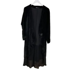 Cardigan By Clothes Mentor In Black, Size: Xl