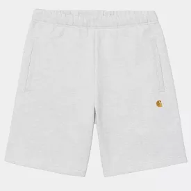 Carhartt WIP - Chase Sweat Short - Ash Heather / Gold