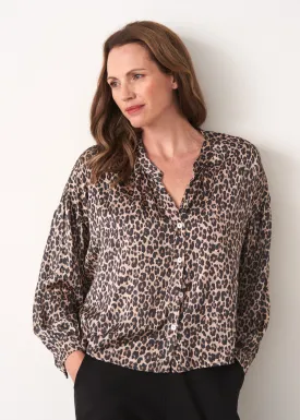 CARLOTTA LEOPARD PRINT SHIRT