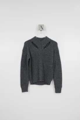 Cashmere Merino Cut Out Sweater