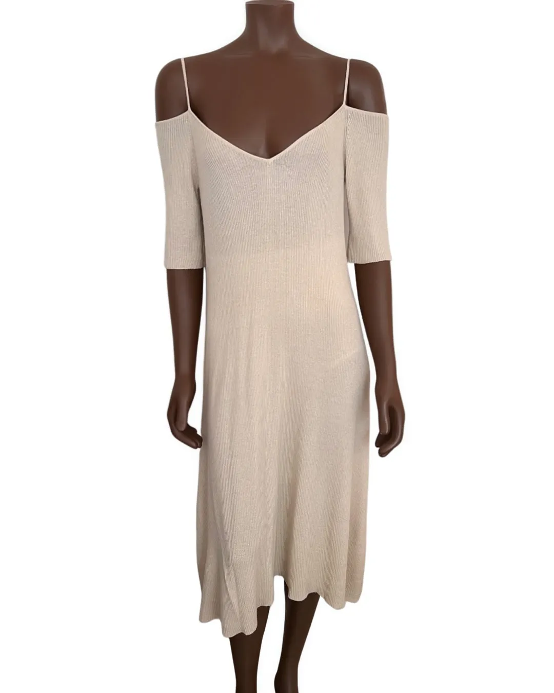 CASHMERE RIB DRESS