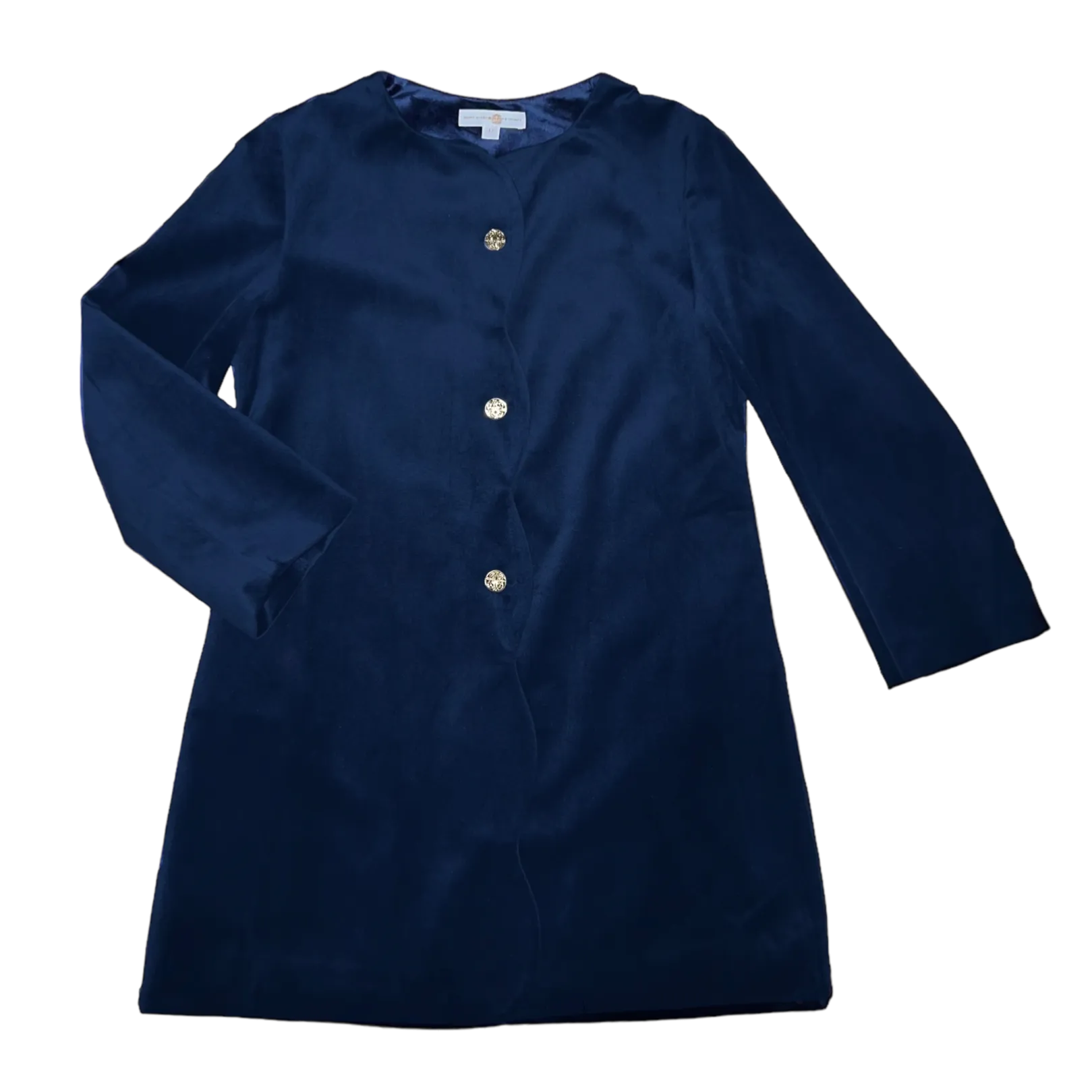 Charleston Carriage Coat- Bulls Bay Blue Velvet