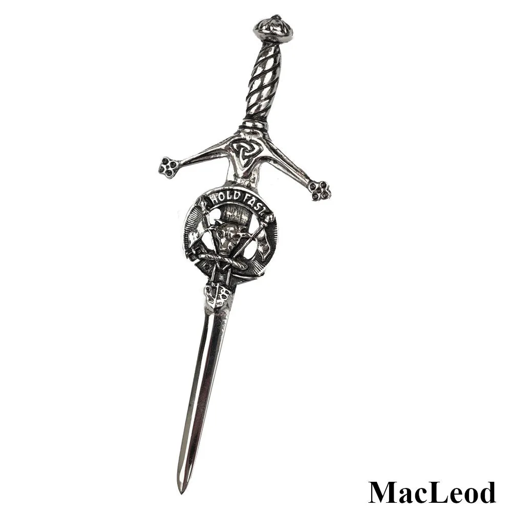 Clan Crest Kilt Pin - MacLeod