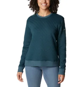 Columbia Lodge Quilted Crew Sweatshirt Night Wave