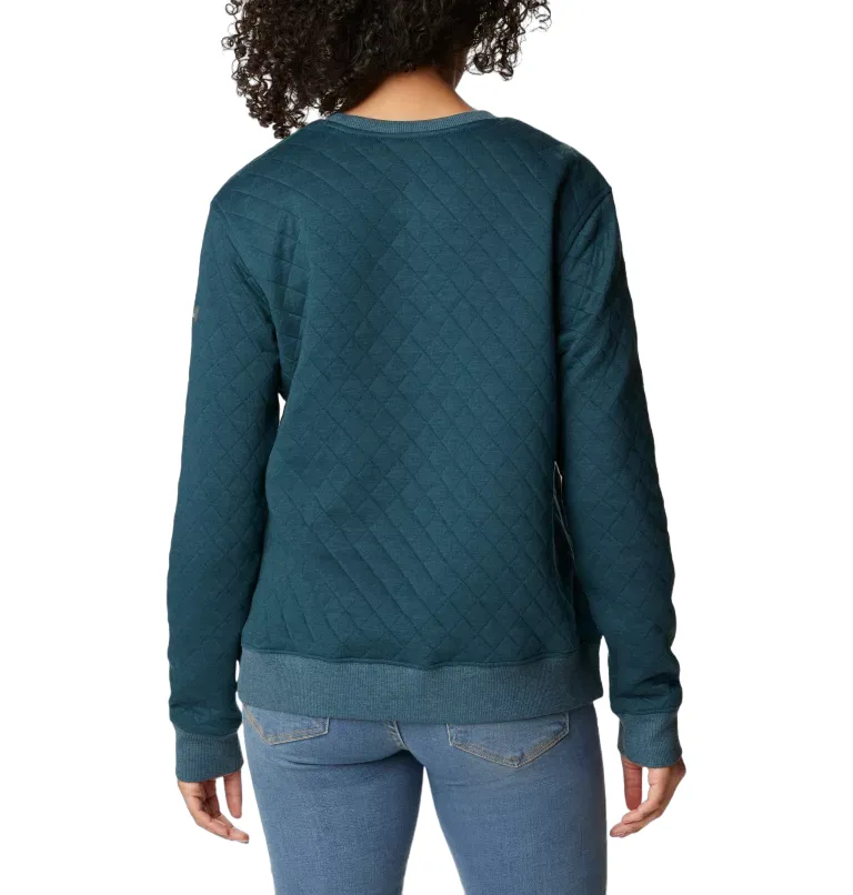 Columbia Lodge Quilted Crew Sweatshirt Night Wave