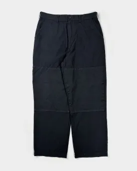 Comme des Garçons Homme Wide Leg Black Pants AW 2018