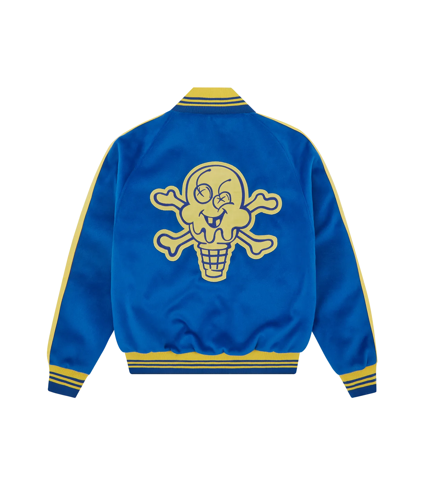 CONES & BONES VARSITY JACKET - NAVY