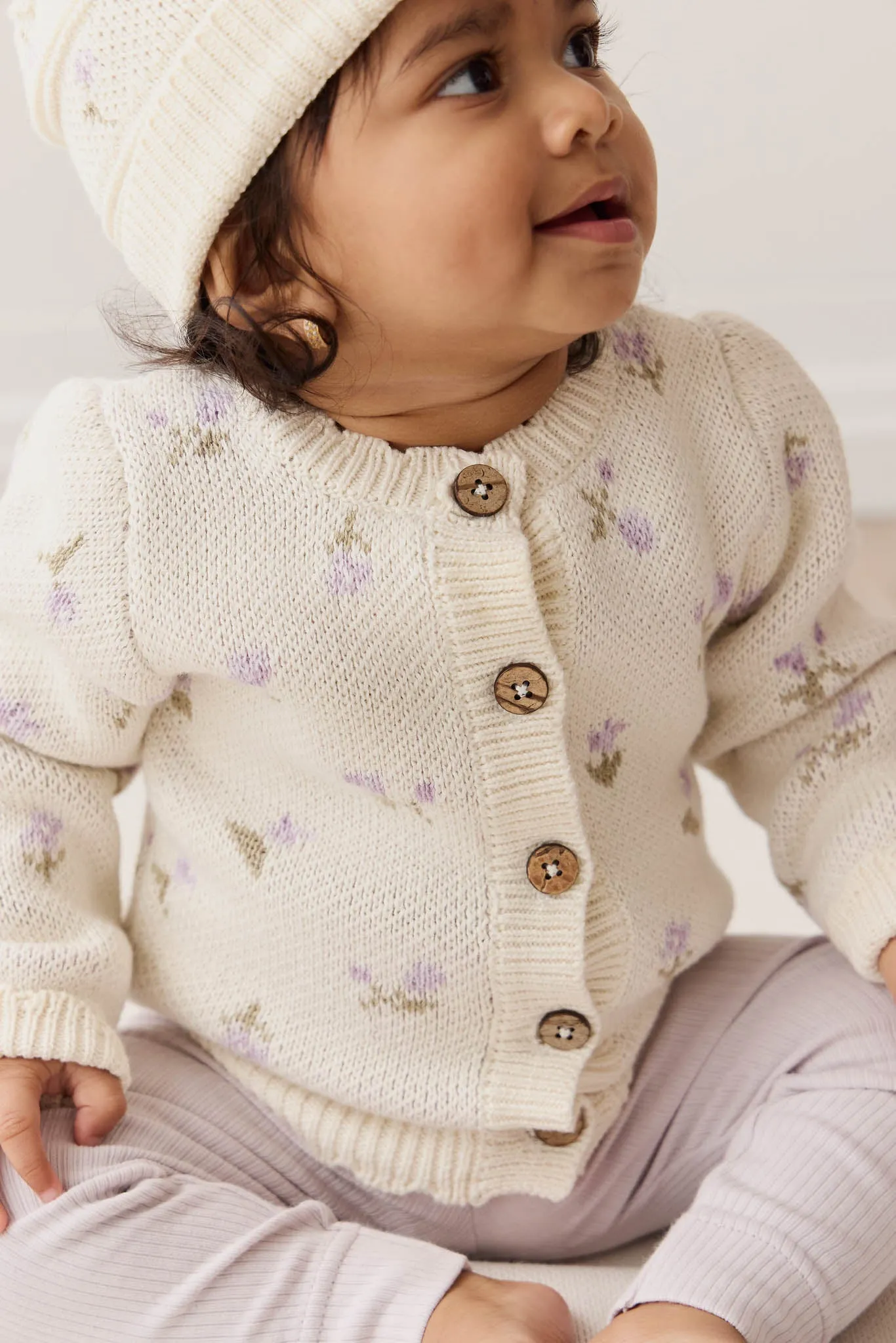 Delilah Cardigan - Delilah Knit Lavender