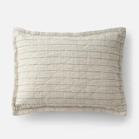 Diamond Ticking Quilted Pillow Sham