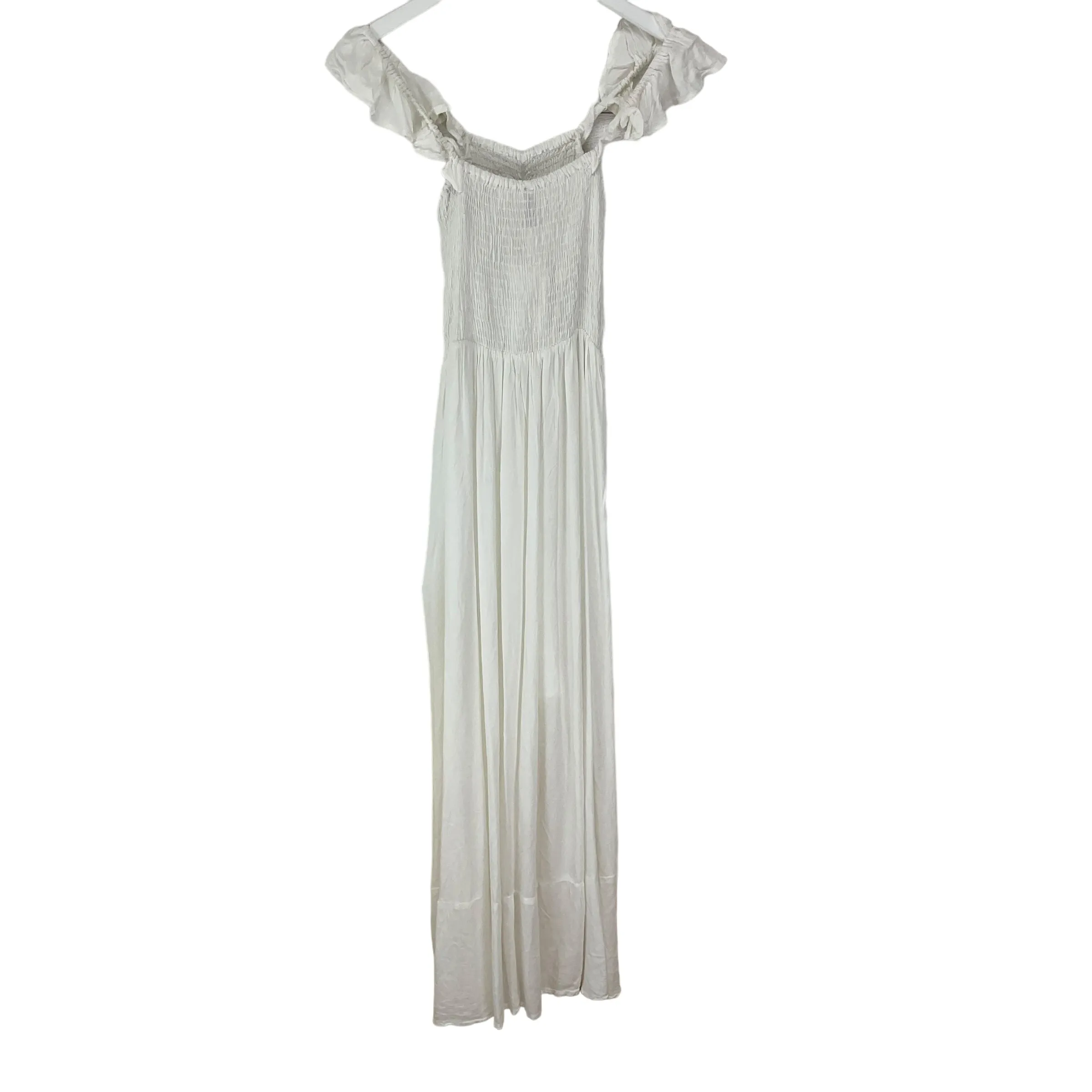 Dress Casual Maxi By Clothes Mentor In White, Size: M