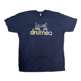 Drumeo Sketchy T Blue M