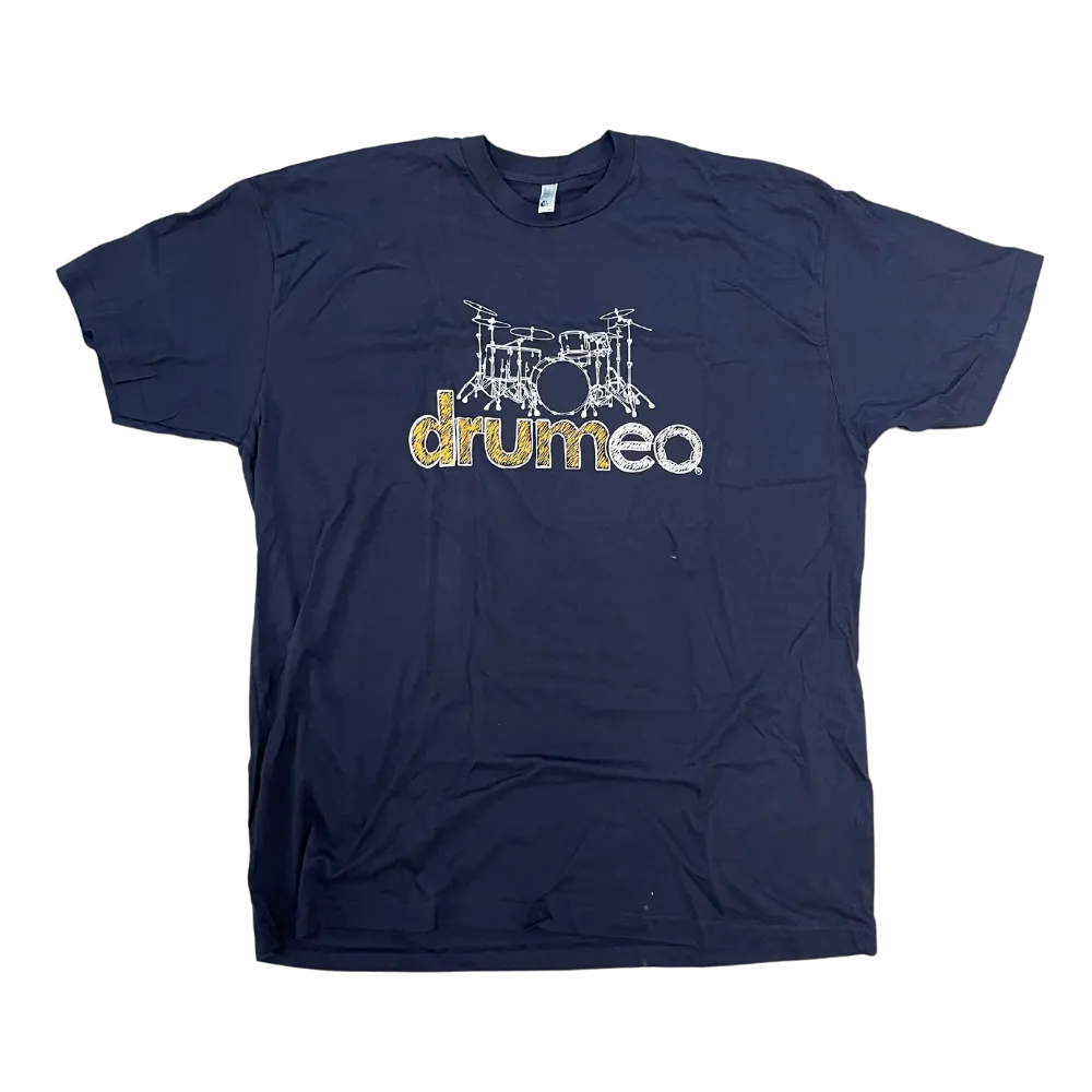 Drumeo Sketchy T Blue M