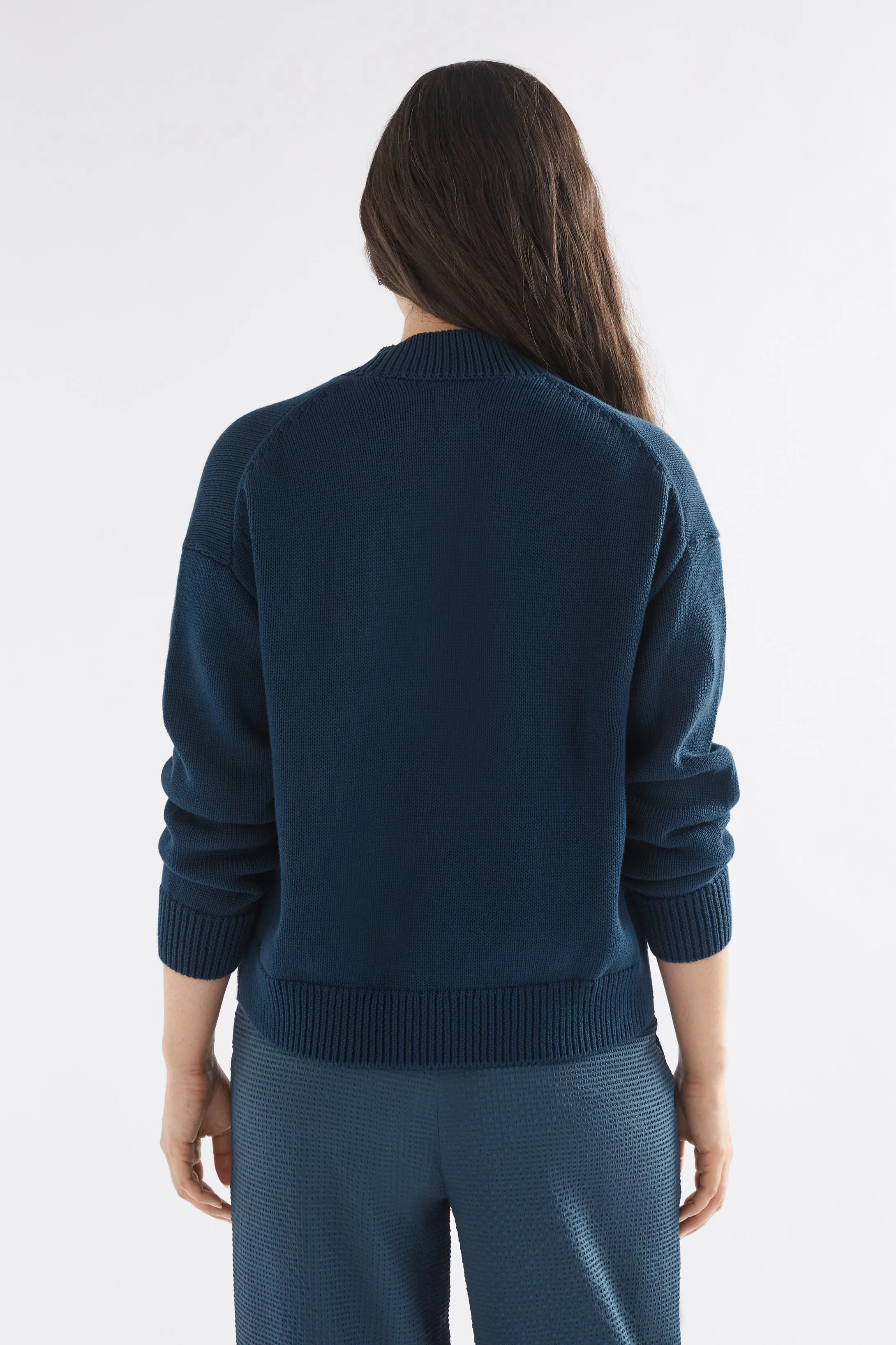 Elk The Label - Willow Cardigan - Deep Sea Blue