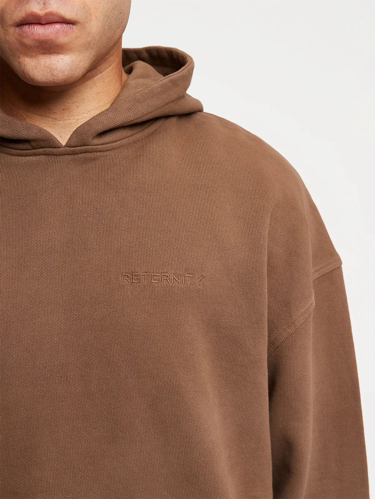 ESSENTIAL HOODIE - BROWN