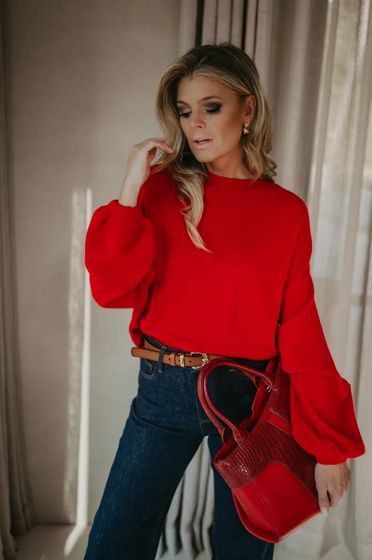 Feroce knit I Red