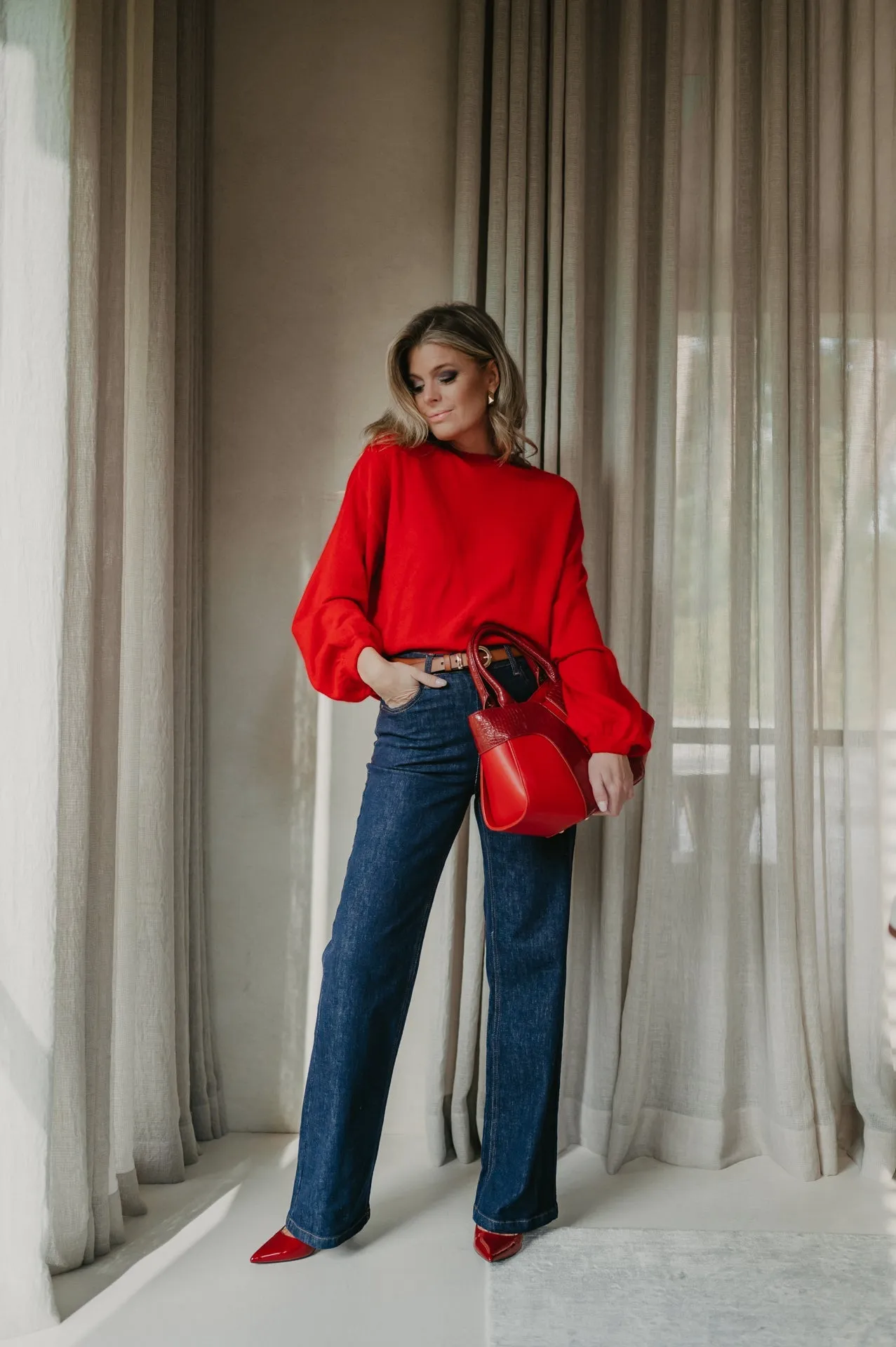 Feroce knit I Red