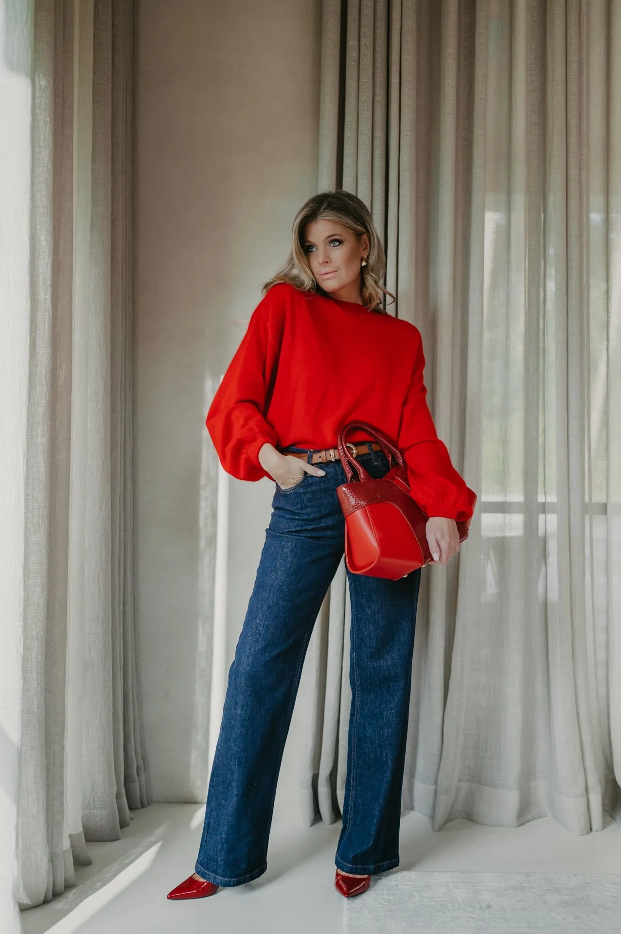 Feroce knit I Red