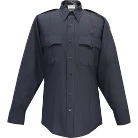 Flying Cross Justice Long Sleeve Shirt w/ Pleated Pockets - LAPD Navy