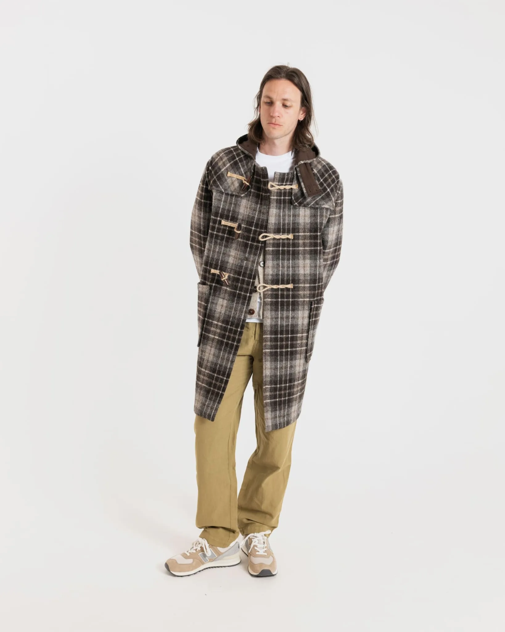 Gloverall x De Bonne Facture Premium Checkered Coat - Limited Edition Collaboration