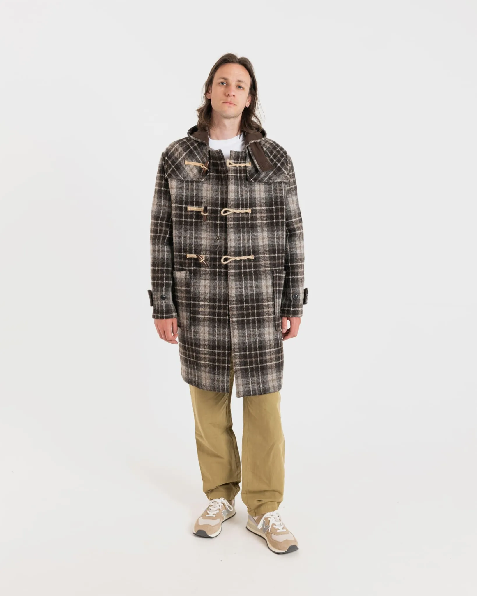 Gloverall x De Bonne Facture Premium Checkered Coat - Limited Edition Collaboration