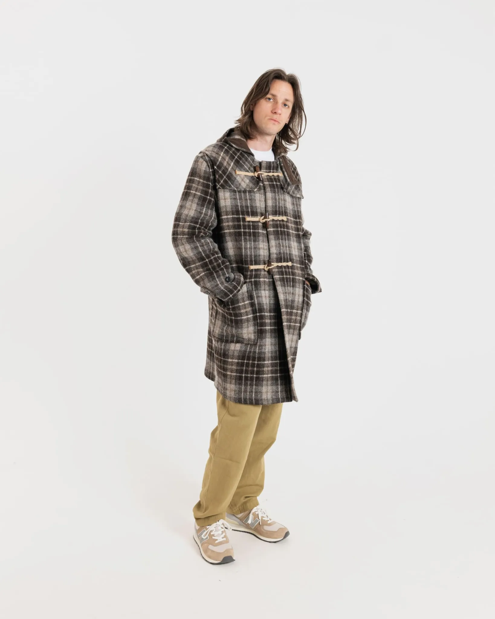 Gloverall x De Bonne Facture Premium Checkered Coat - Limited Edition Collaboration