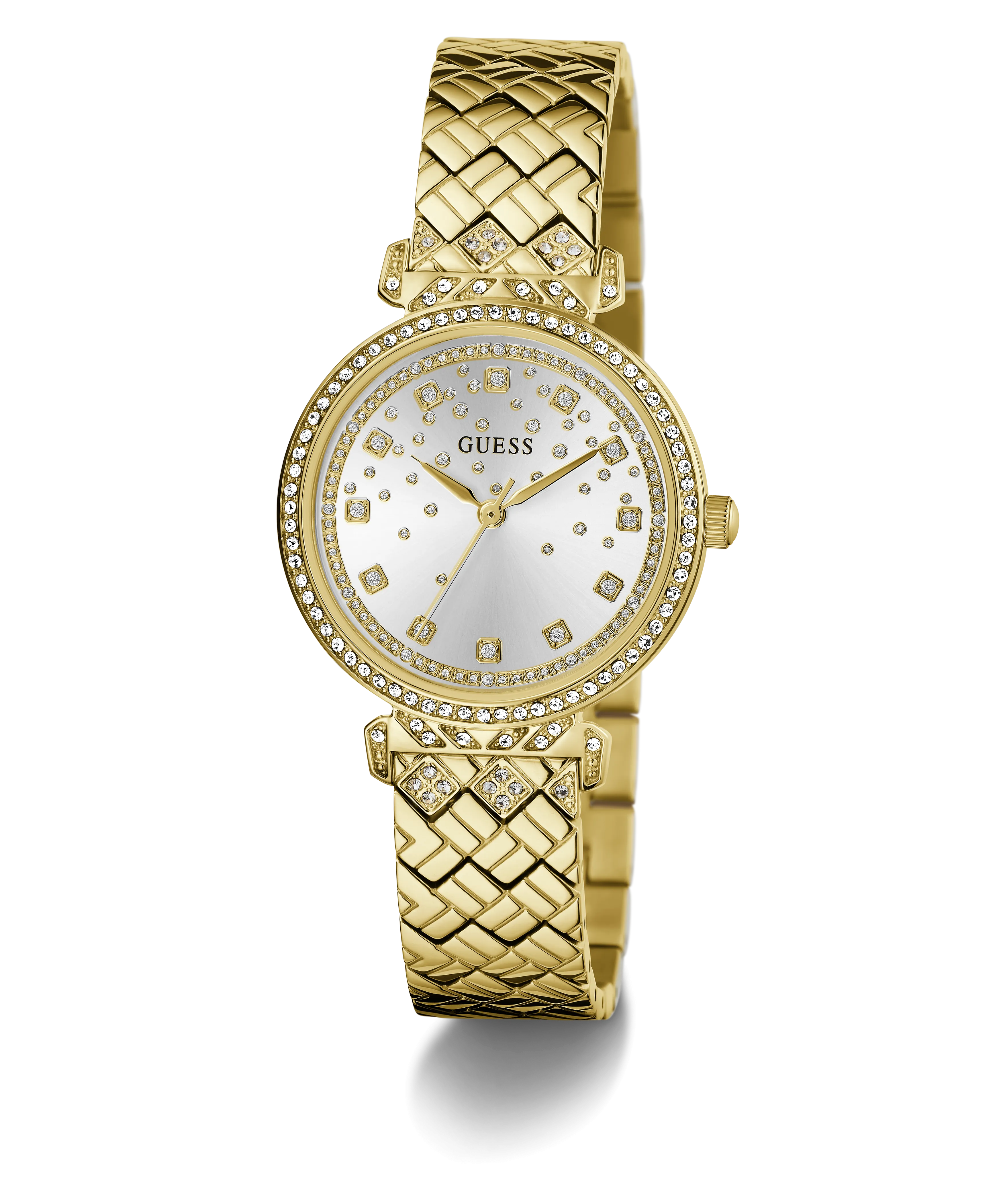 GUESS Ladies Gold Tone Analog Watch