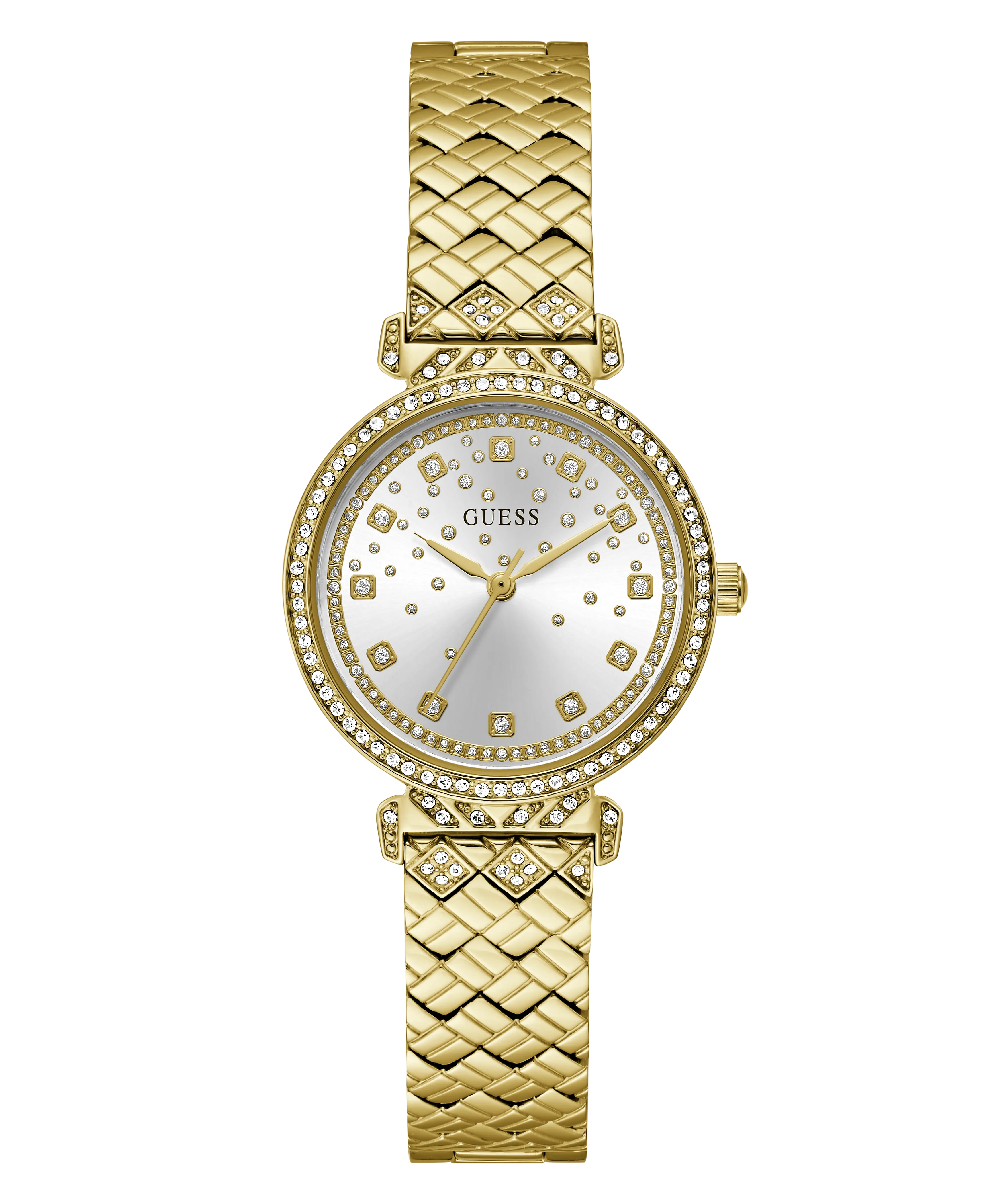 GUESS Ladies Gold Tone Analog Watch