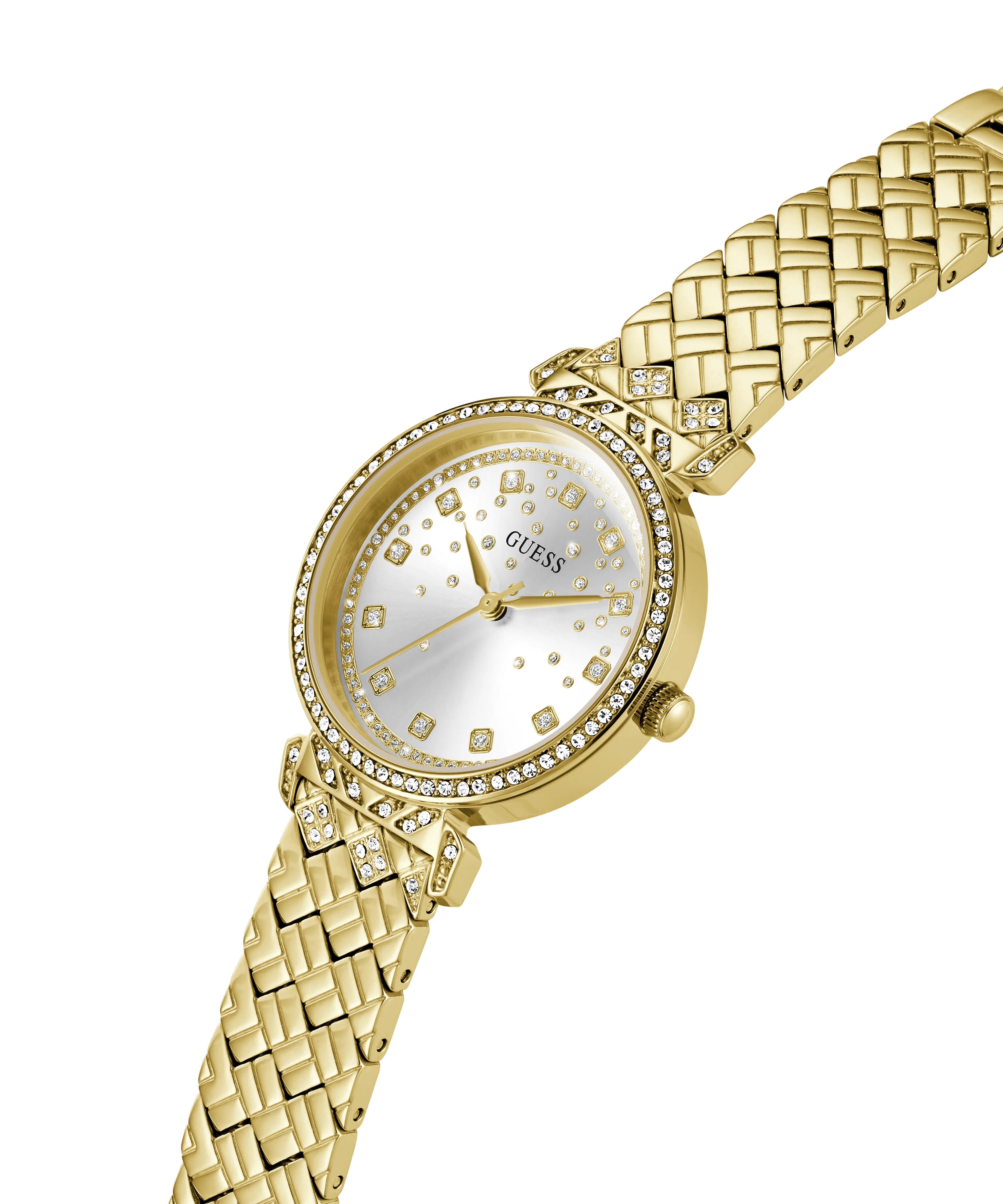 GUESS Ladies Gold Tone Analog Watch