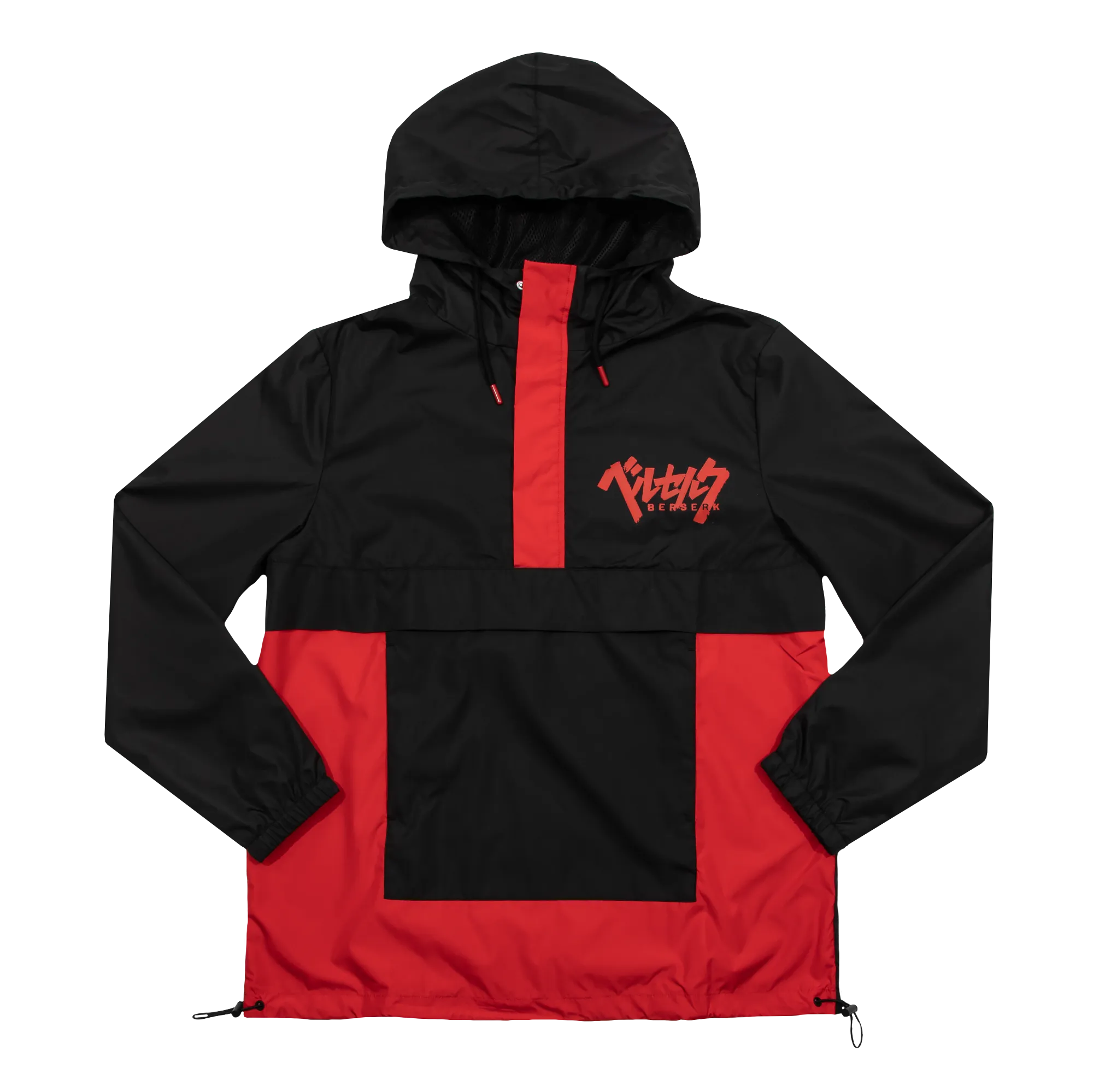 Guts Rage Black and Red Anorak