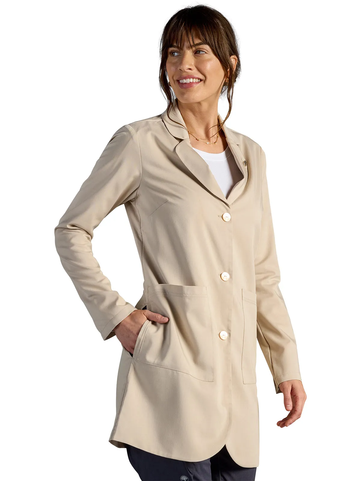 HH X Dr Kwane - Women's Vera 34" Modernist Lab Coat