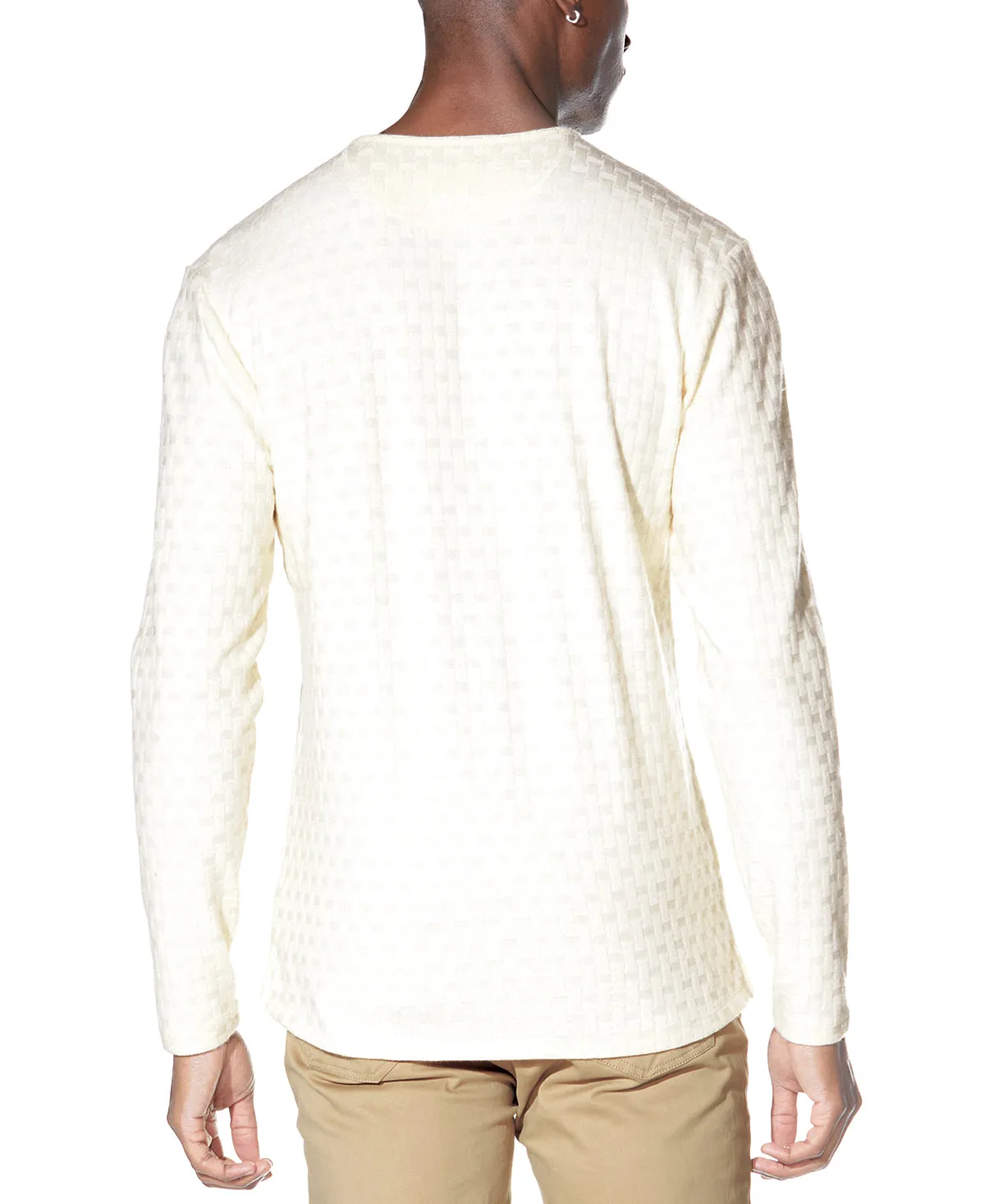 Hogan Long Sleeve Henley (Butter)