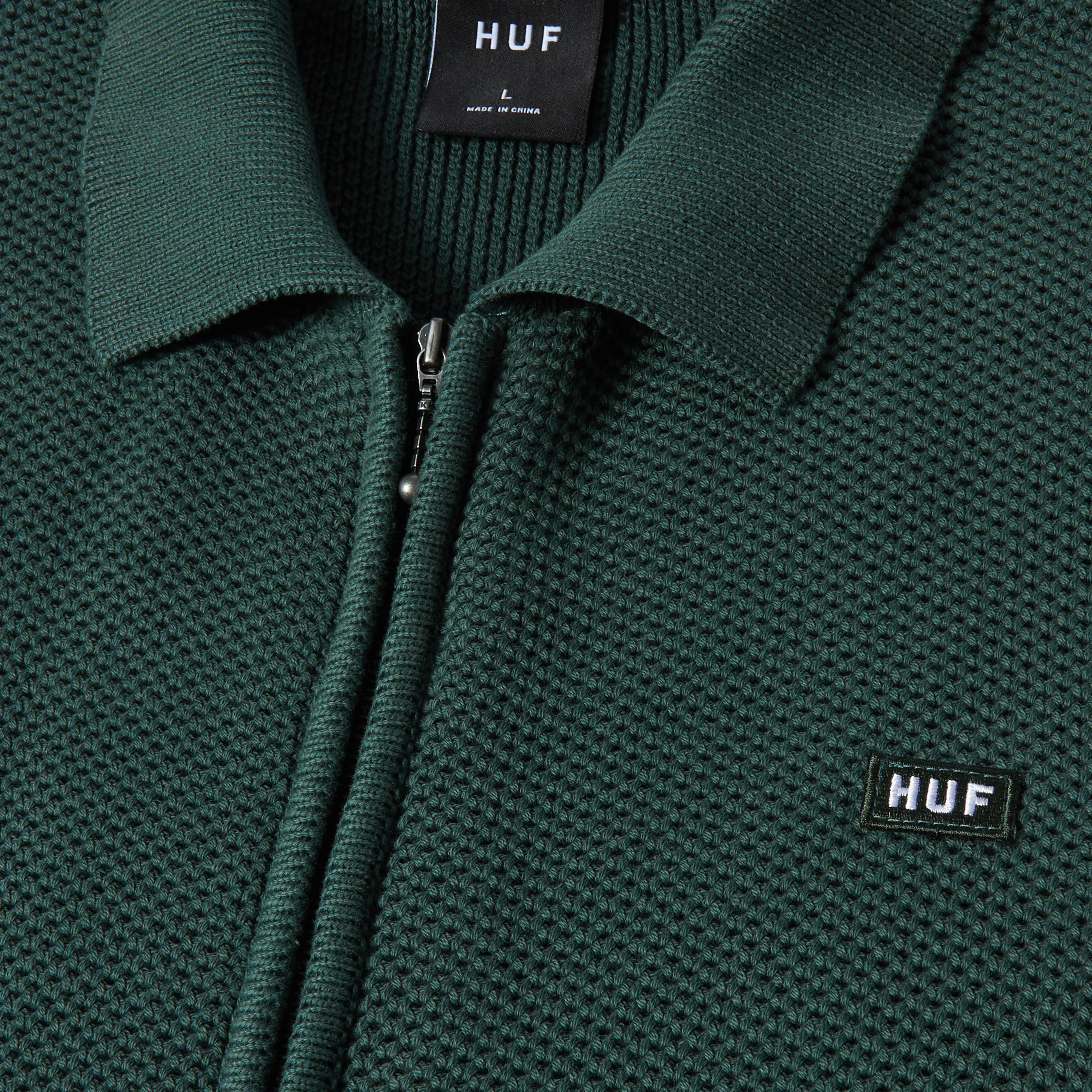 Huf Anton Zip Overdyed Sweater