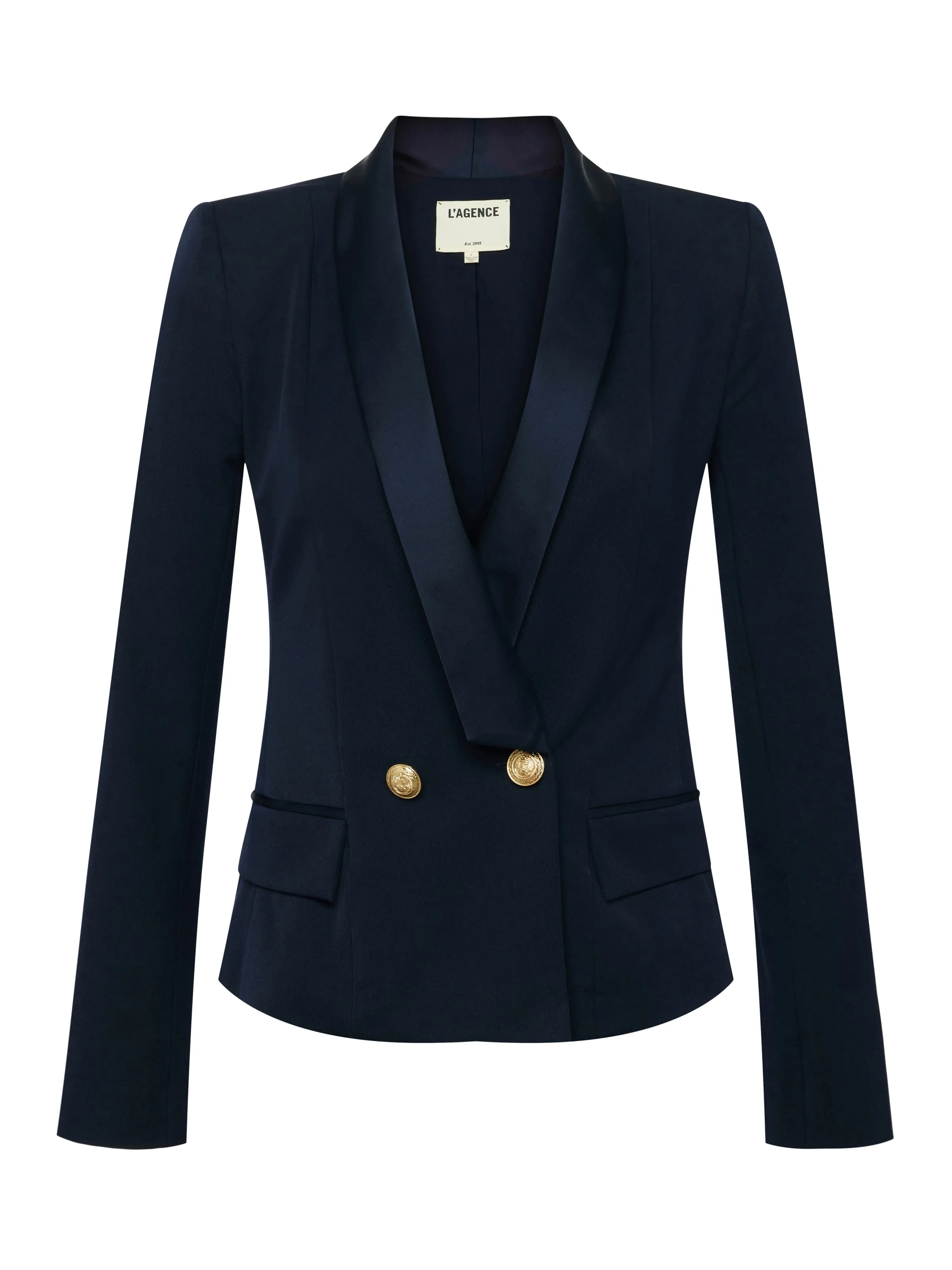 Imogen Satin Lapel Blazer