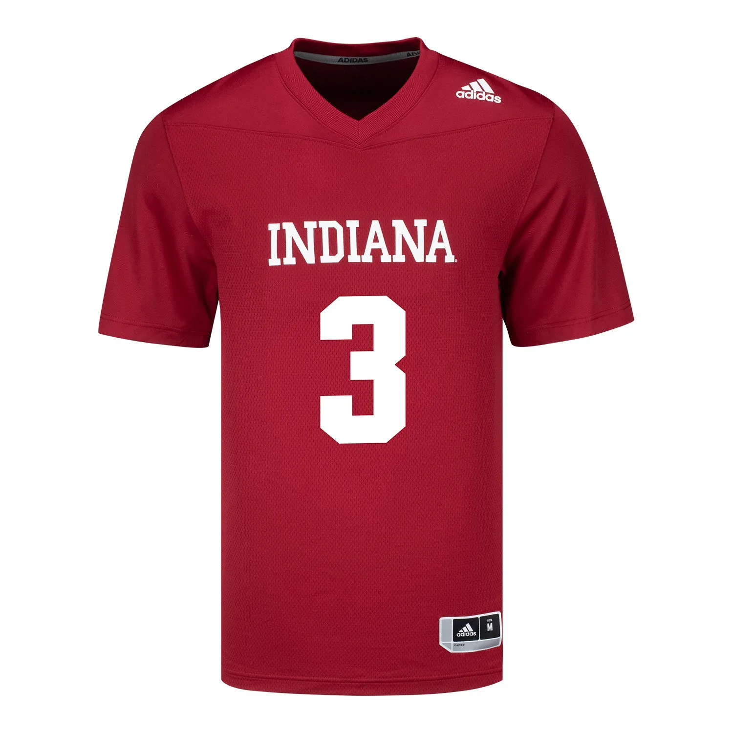 Indiana Hoosiers Adidas #3 Jojo Johnson Crimson Student Athlete Football Jersey